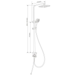 Well Bloom Italy WELL BLOOM 64A 黑色轉駁式雨淋套裝